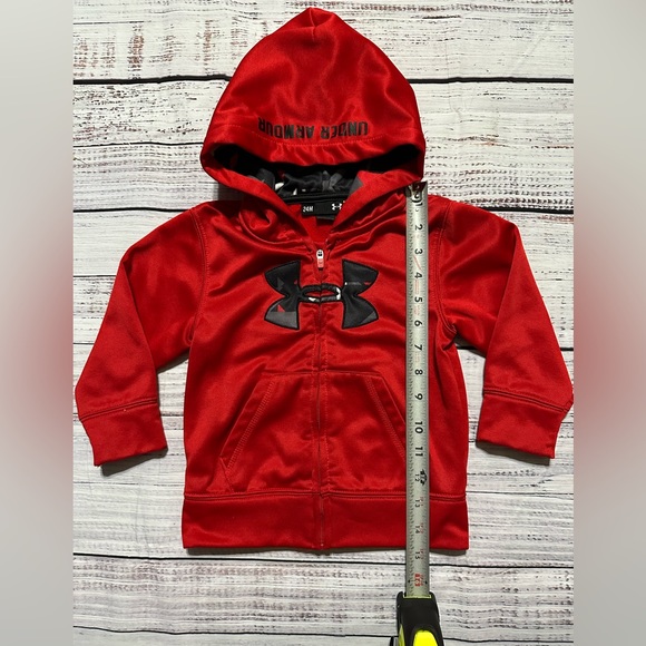 Under Armour Baby Boys Full Zip Hoodie Size 24 Months - Picture 2 of 4